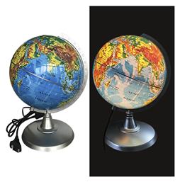 Φωτιζόμενη Υδρόγειος Σφαίρα στα Ελληνικά με Διάμετρο 20εκ. Justnote