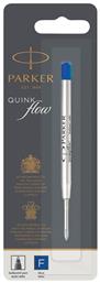 Quinkflow Ανταλλακτικό Μελάνι για Στυλό σε Μπλε χρώμα Fine Ballpoint Parker