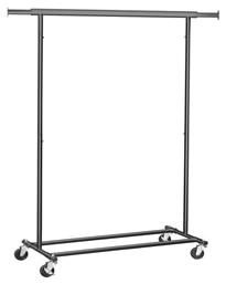 Τροχήλατη Κρεμάστρα Δαπέδου από Μέταλλο 45.4x160cm Songmics