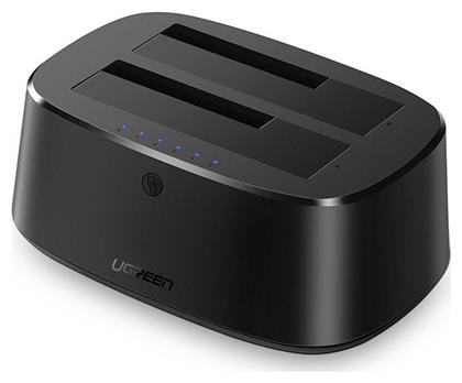 Docking Station για 2 Σκληρούς Δίσκους SATA 3.5'' / 2.5'' με σύνδεση USB 3.0 (50857) Ugreen